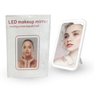 LED Makeup Mirror with Touch Control & Bright Lighting
