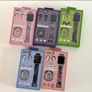 TWS-S02 Kids AirPods & Smartwatch Set – Cute Cartoon Edition