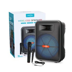 ZQS‑1882 / GTS‑1882 15‑Inch Wireless Party & Karaoke Bluetooth Speaker