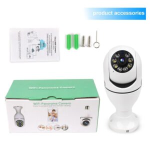 WiFi Panorama Camera – 360° Coverage Smart Home Security
