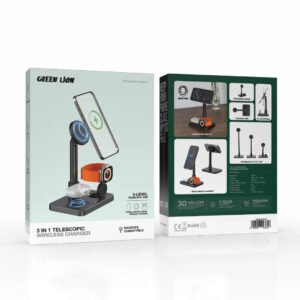 Green Lion 3 in 1 Telescopic Wireless Charger