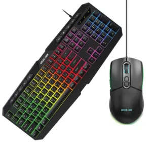 Green Lion GK•400 RGB Gaming Keyboard + Mouse