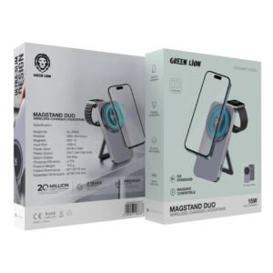 Green Lion Magstand Duo Qi2 Wireless Charger 15W