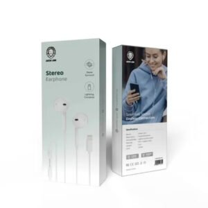 Green Lion Stereo Earphone Lightning Connector