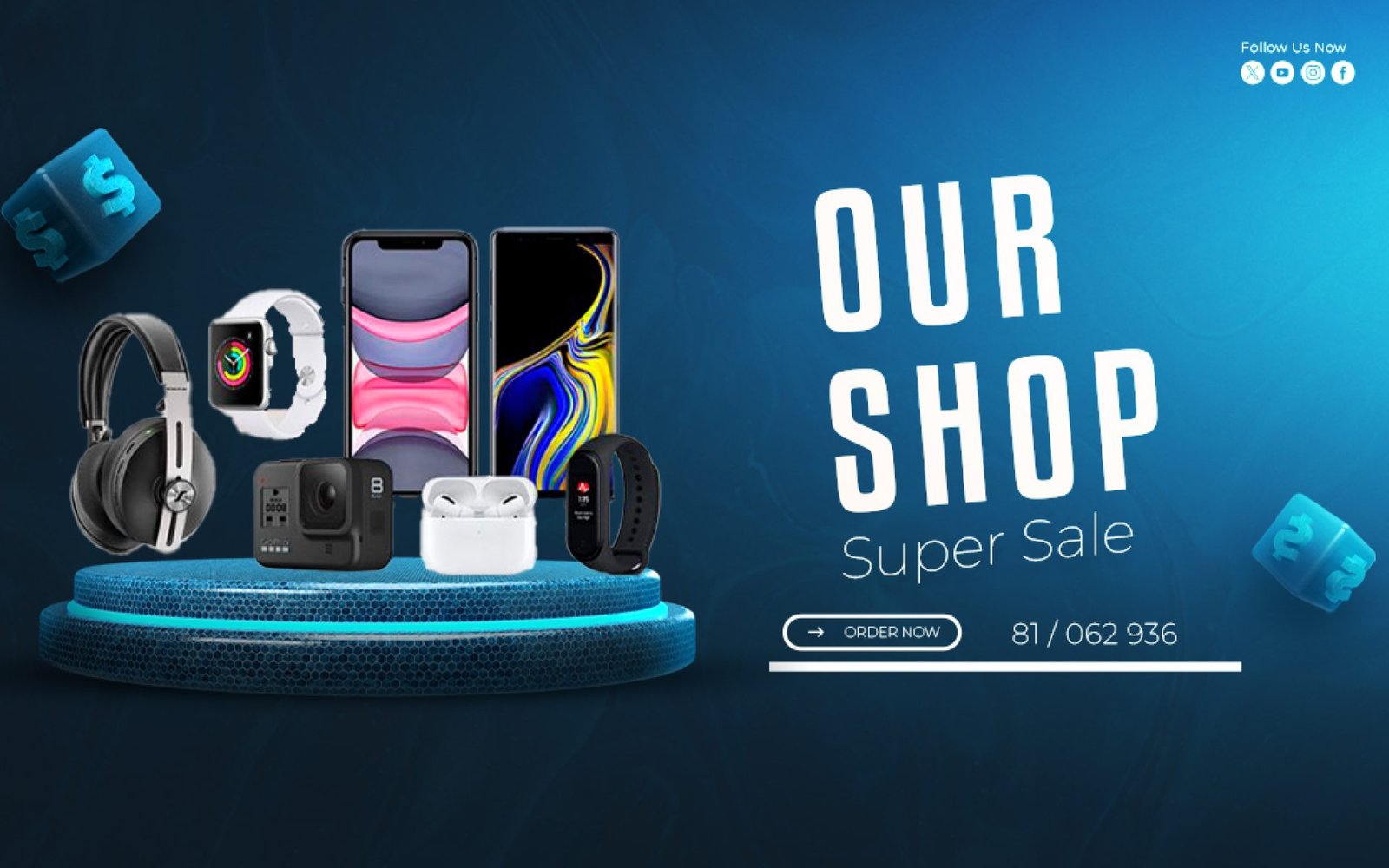 Our Shop Banner mobile